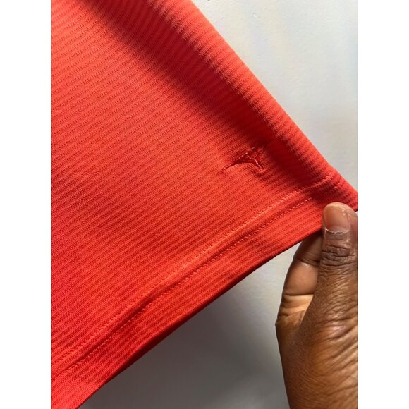 Links Edition Red Polo Shirt L/G Mens Short Sleeve Collared Golf Top - Picture 5 of 11